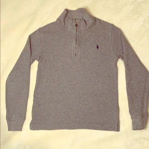 Little Boys 1/2 Zip Knit Top
